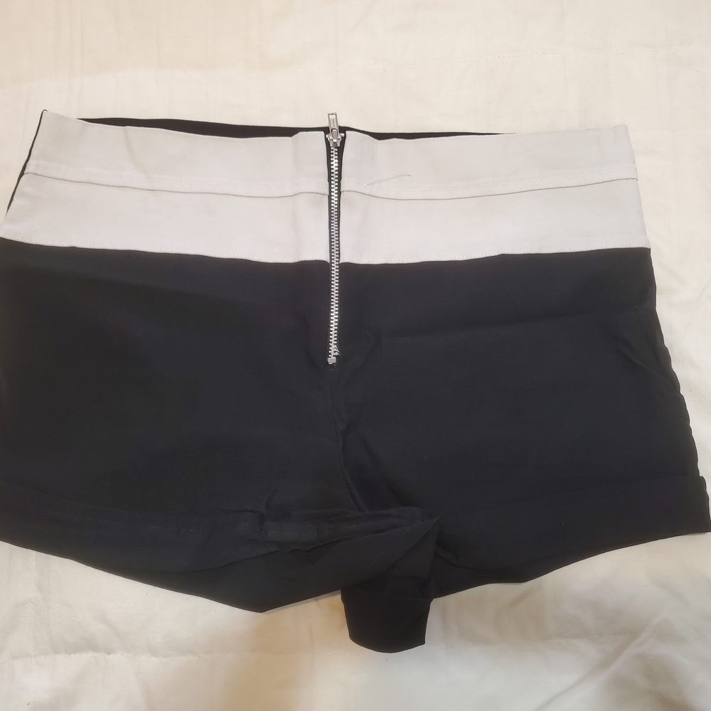 Black and White Women's Shorts